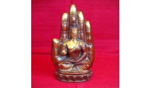 Hindu Bronze Statue - Buddha on hand